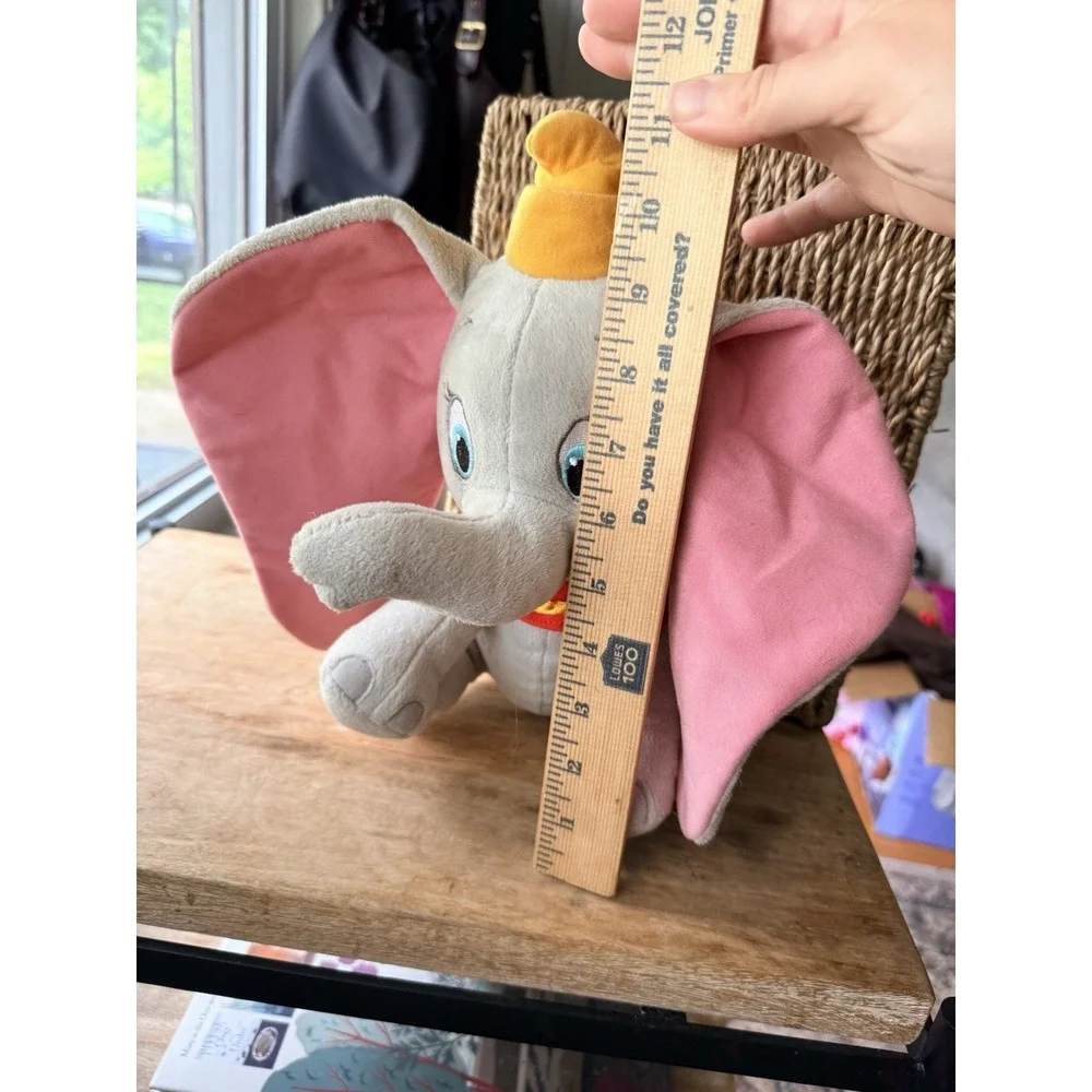 Disney Dumbo‎ Plush Elephant 14in Kohls Cares Stuffed Animal Gray Soft